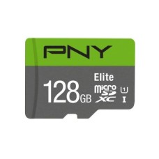 PNY Elite 128GB Class-10 Micro SD Memory Card With Adapter